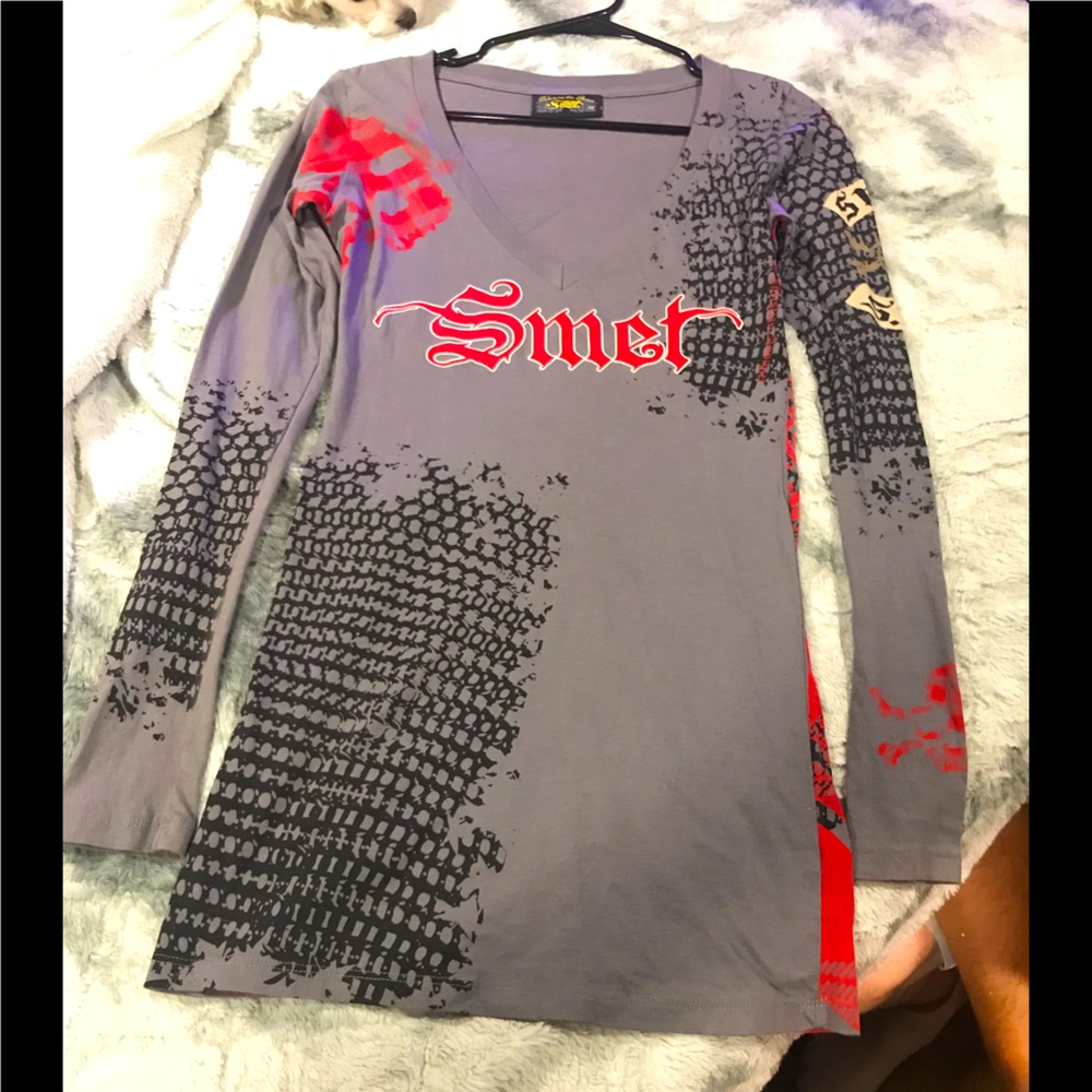 Smet by Christian Audigier long sleeve NWT